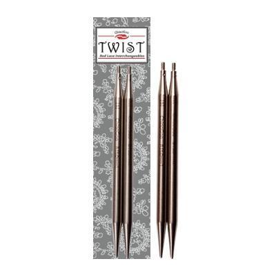 ChiaoGoo Interchangeable knitting needles TWIST SS Lace Tips 5'' (13cm –  Biscotte Yarns